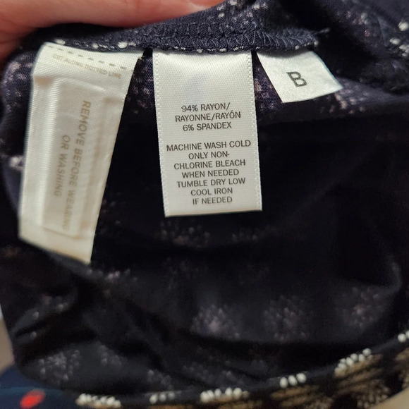 Loft blue floral skirt size medium‎ - Picture 4 of 6